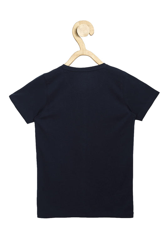 Allen Solly Boys Regular Fit Cotton Half Sleeve Short Sleeve Crew Neck T-Shirt