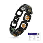Astrotalk Metal Dhan Yog Bracelet (Black) | Attracts Wealth & Financial Prosperity | Pyrite, Citrine, Tiger Eye, Quartz,Hematite & Aventurine Astrology Bracelet for Man & Woman | Gift for Man & Woman