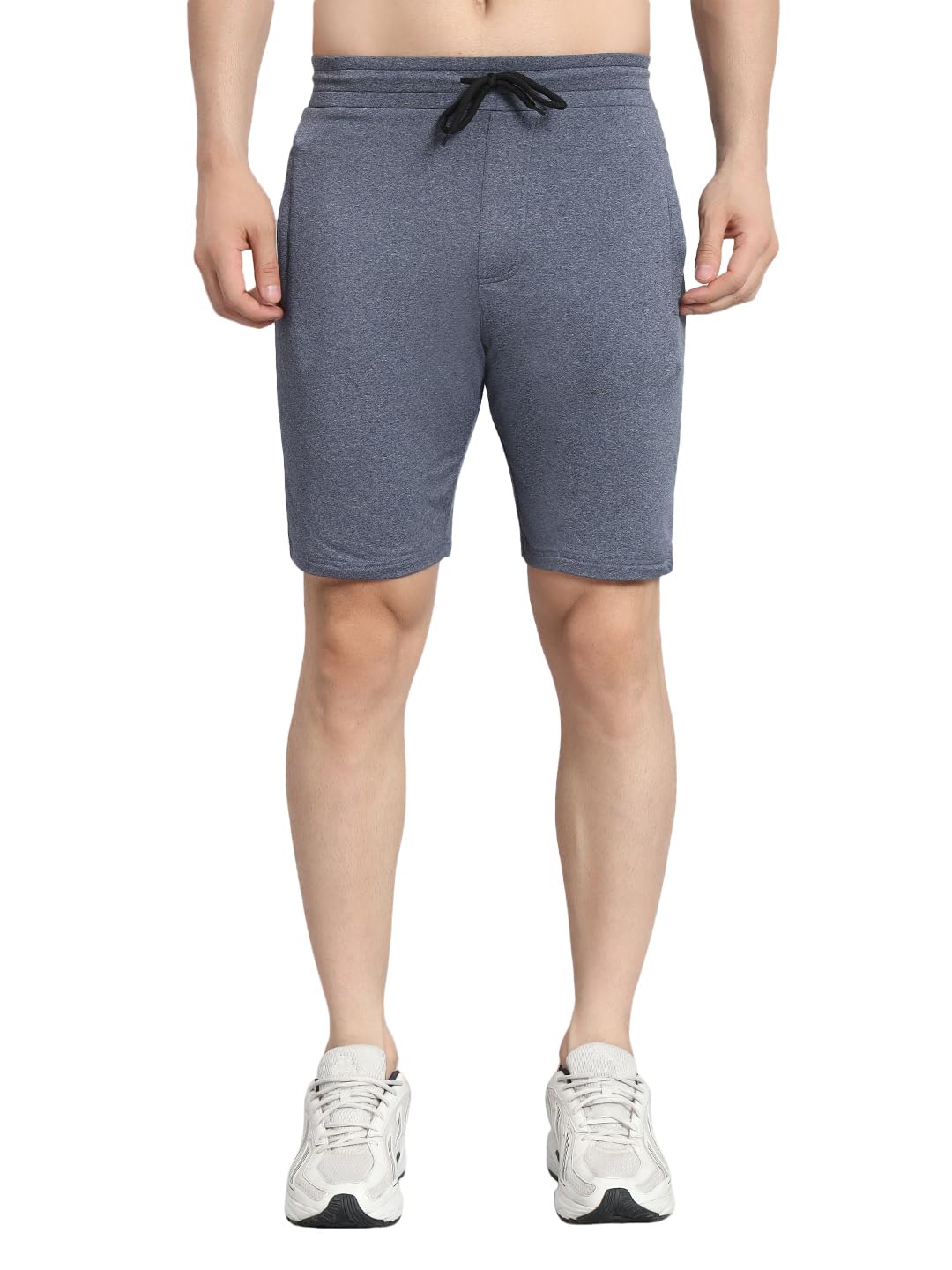 Peppyzone Mens Outdoor Shorts (DFP-38739_Blue Melange
