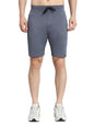 Peppyzone Mens Outdoor Shorts (DFP-38739_Blue Melange