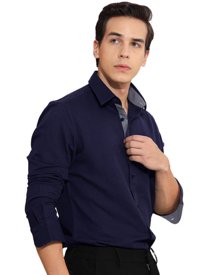 Pinkmint Men Shirt l Cotton Mens Shirt l Long Sleeve Shirt l Formal l Casual Regular Fit Shirt