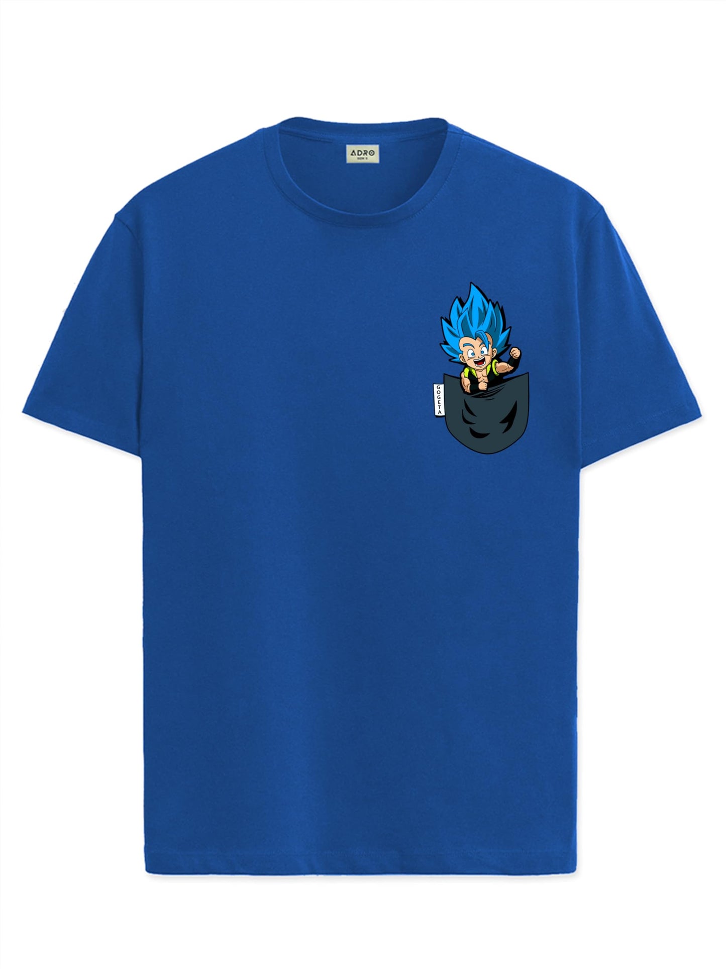 ADRO Tshirt for Men | Anime T Shirt for Men | 100% Cotton Tshirt | Graphic Printed T-Shirt | Chest Printed Tshirt | Gogeta Anime