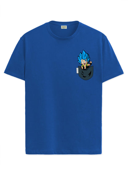 ADRO Tshirt for Men | Anime T Shirt for Men | 100% Cotton Tshirt | Graphic Printed T-Shirt | Chest Printed Tshirt | Gogeta Anime