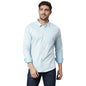 Thomas Scott Mens Solid Slim Fit 100% Cotton Casual Shirt with Spread Collar and Long Sleeve White