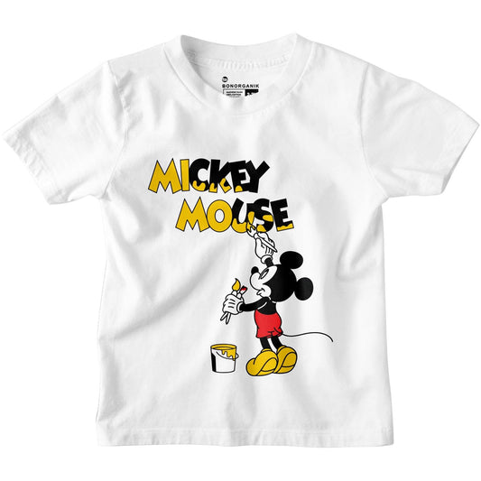 Bon Organik Boys Regular Fit T-Shirt (BON11017_White