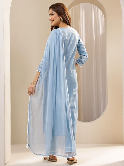 Libas WomenS Cotton Blend Kurta Set (99346R