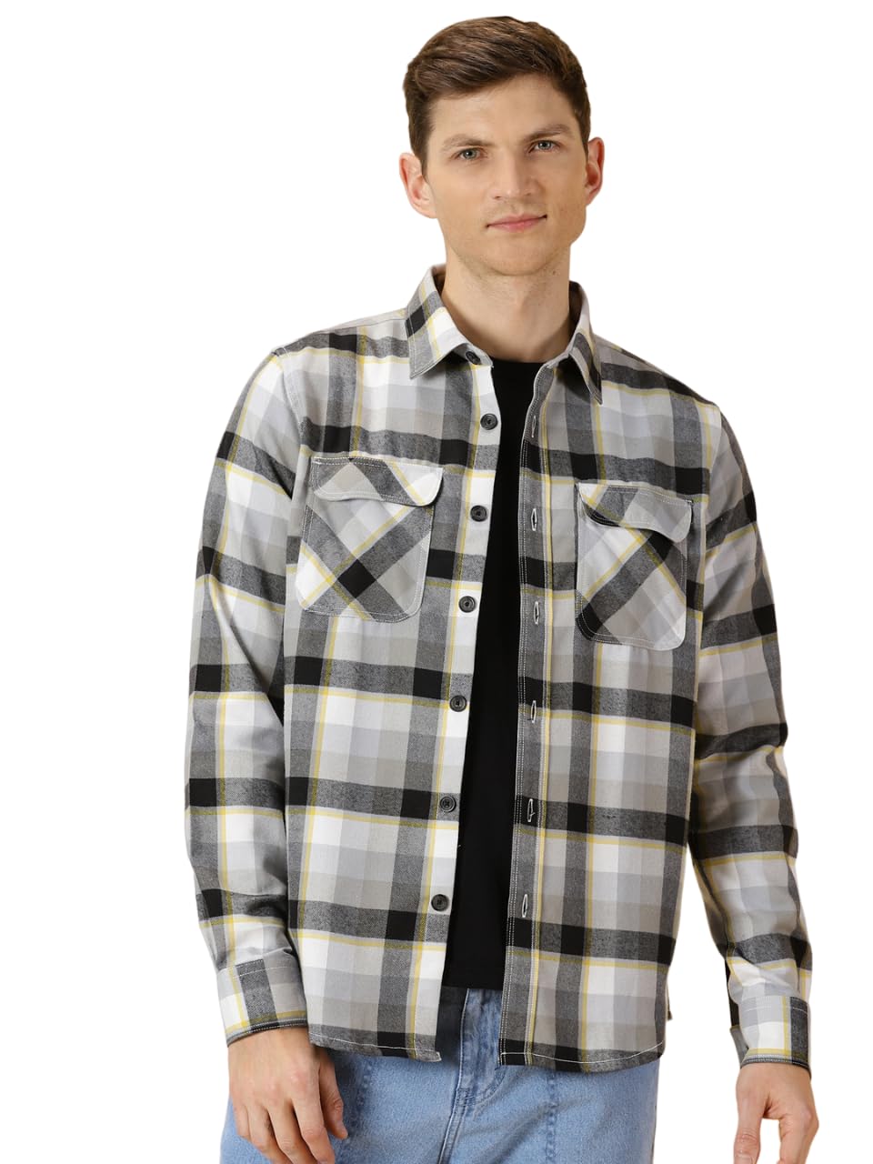 Thomas Scott Mens Regular Fit Shirt (TS1173_Blue