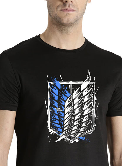 ADRO Mens Attack on Titan Cotton T-Shirt (2XL)