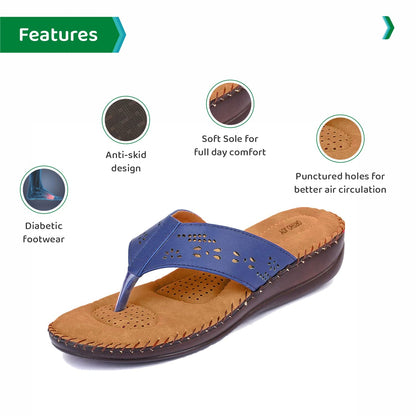 ORTHO JOY Extra Soft Doctor Ortho Slippers for men - 8uk