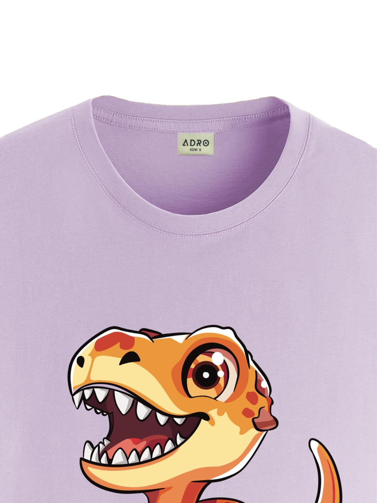 ADRO T Shirts for Boys & Girls || Dinosaur Printed T-Shirt || Ages 3-14 || 100% Cotton Round Neck Tshirt for Boys & Girls||KRN-D