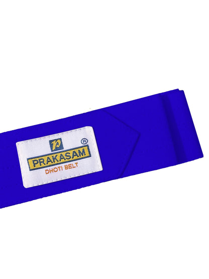 PRAKASAM COTTON Mens Cotton Dhoti Belt | Durable Canvas Cotton Waist Belt for Traditional Dhoti | Adjustable & Comfortable Dhoti