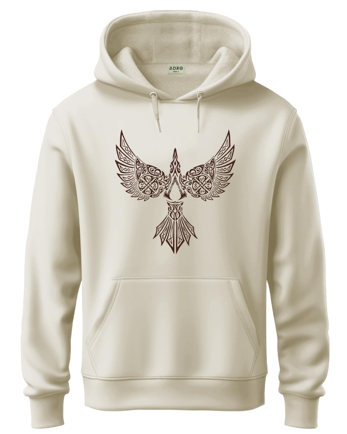 ADRO Hoodies for Men | Printed Hoodie for Men | Cotton Hoodie | Mens Hoodies | Sweatshirt for Men | Hooded Regular Fit Hoodie|H2