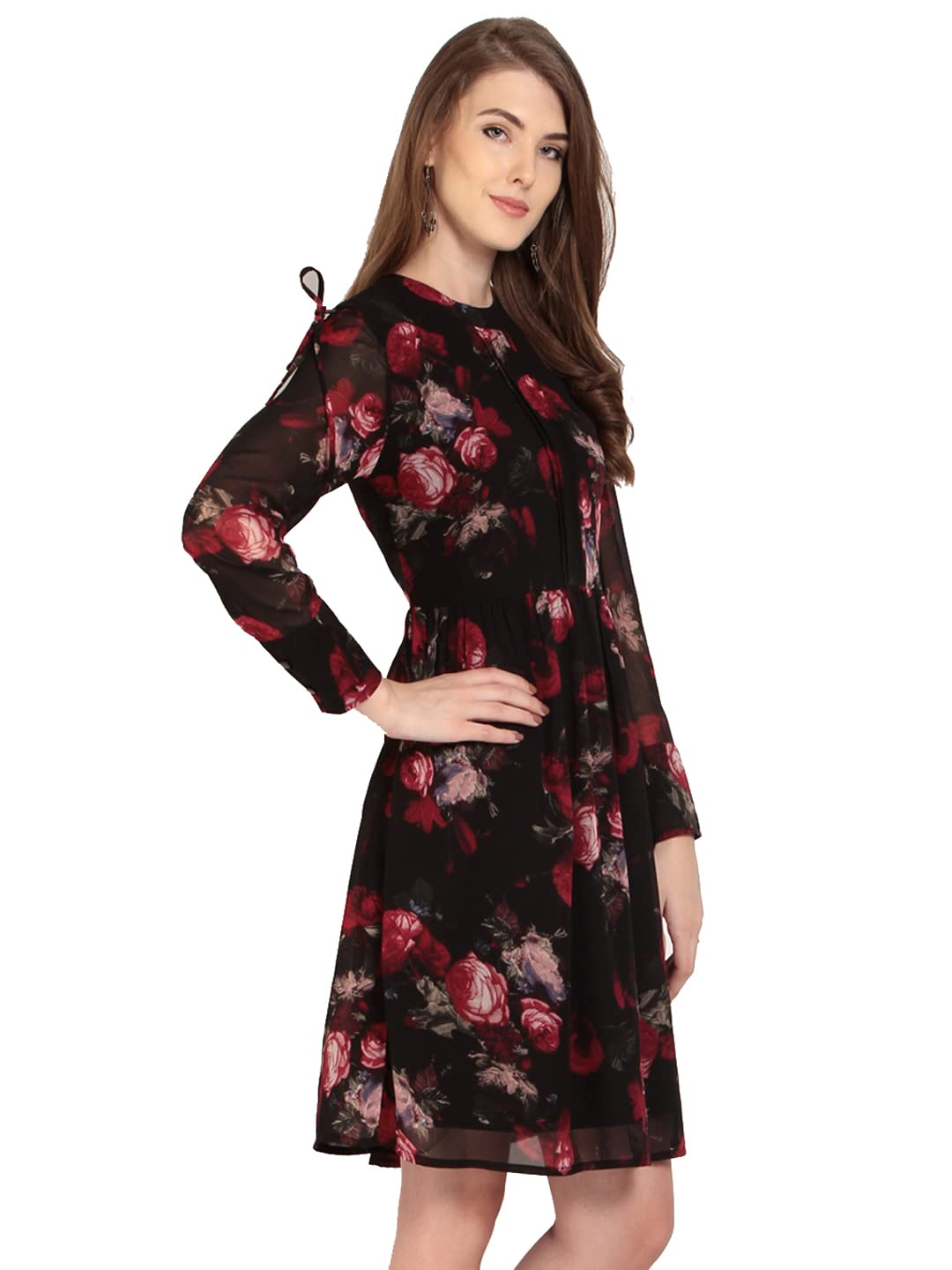 Rare London Women Standard Length Casual Dress (Ep2978A)