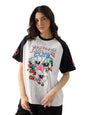 The Souled Store Official Powerpuff Girls: Fighter Club Women and Girls Short Sleeve Round Neck Multicolor Graphic Printed Cotto