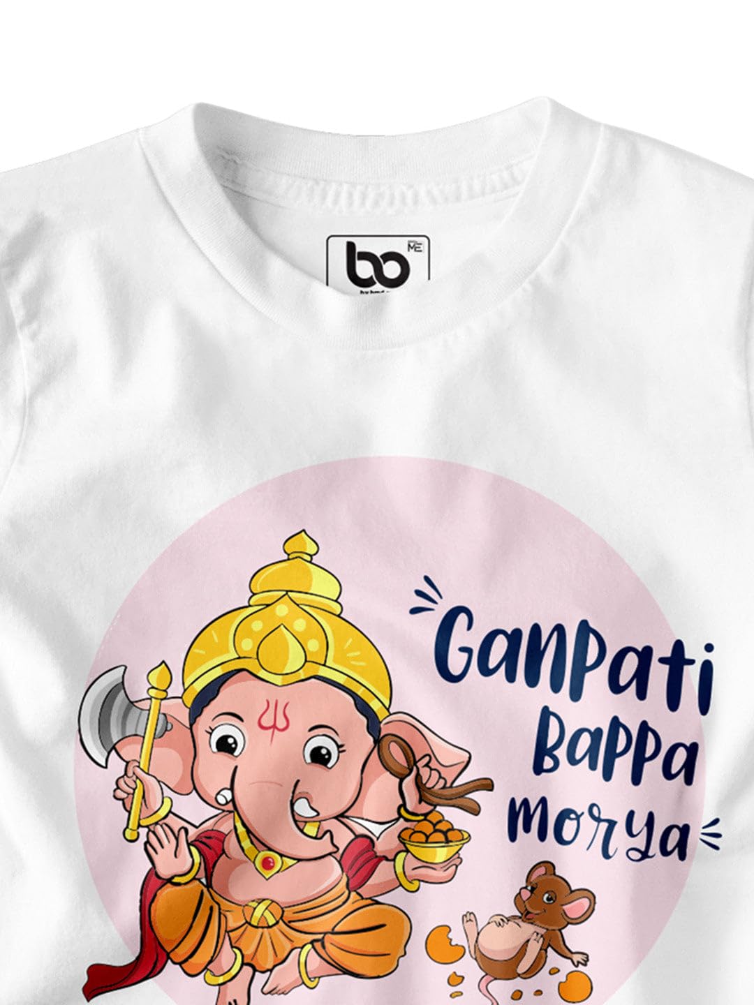 Bon Organik Boys Regular Fit T-Shirt (BON15108_White