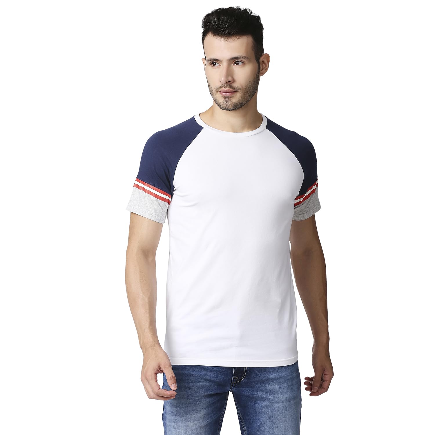 Pepe Jeans Mens Chris Stretch Tee, White,M
