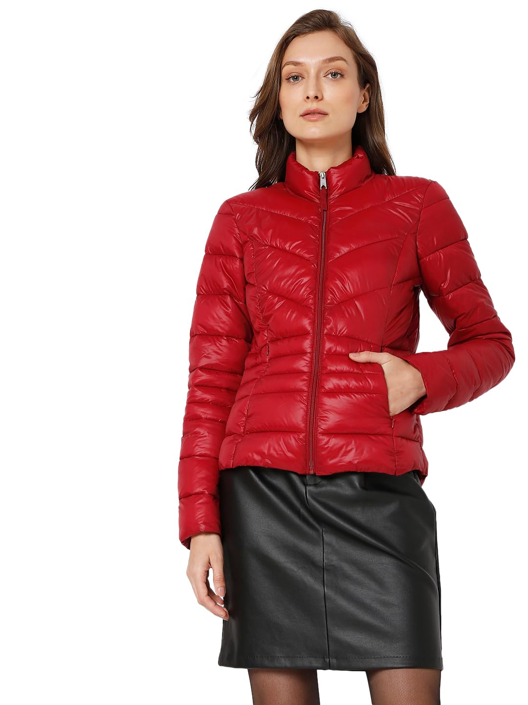 Vero Moda Regular Fit Jacket(286150903_Rhubarb_S)