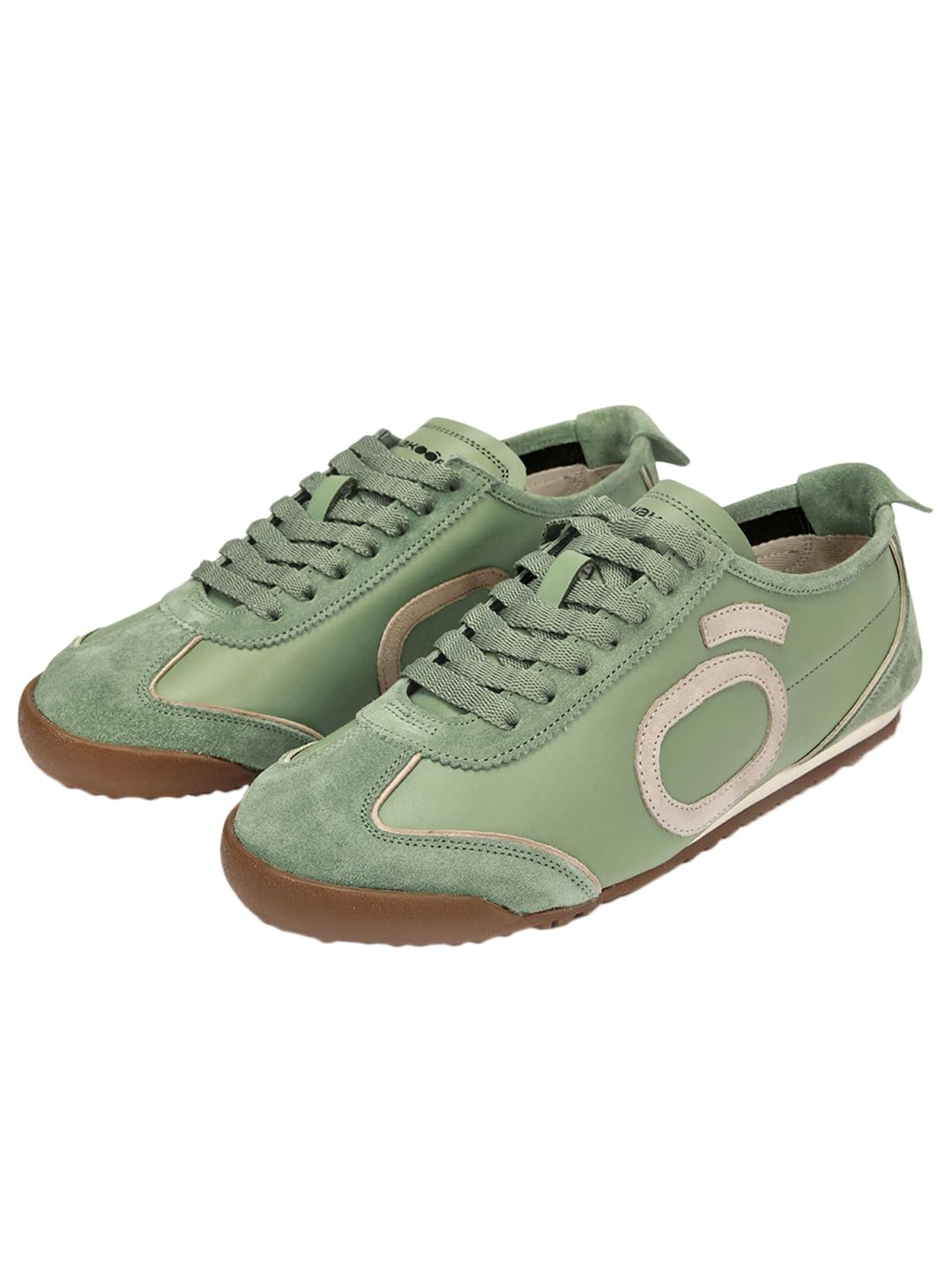 Bewakoof MenS Soft Jade Halo Series Suede Leather Sneakers 1003839 Pista Green_Uk 10