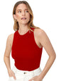 Toochki Womens Casual Sleeveless Solid Crop Top