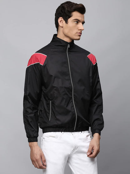 Dennis Lingo Polyester Regular Fit Full Sleeves MenS Panelled Shell Jacket With 2 Pockets - Lightweight Casual Winterwear For M