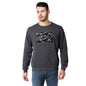 Pepe Jeans Mens Lex Graphic Embroidered Sweatshirt, Anthra Mel,Xl