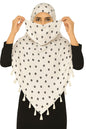 Weavers Villa Womens Cotton Floral Printed Face Cover Scarf | UV Protection, Breathable Fabric | Reusable Hijab Style Shield fo