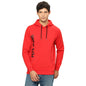 Pepe Jeans MenS Cotton Blend Hooded Neck Sweatshirt (Pm582632_Red_Classic