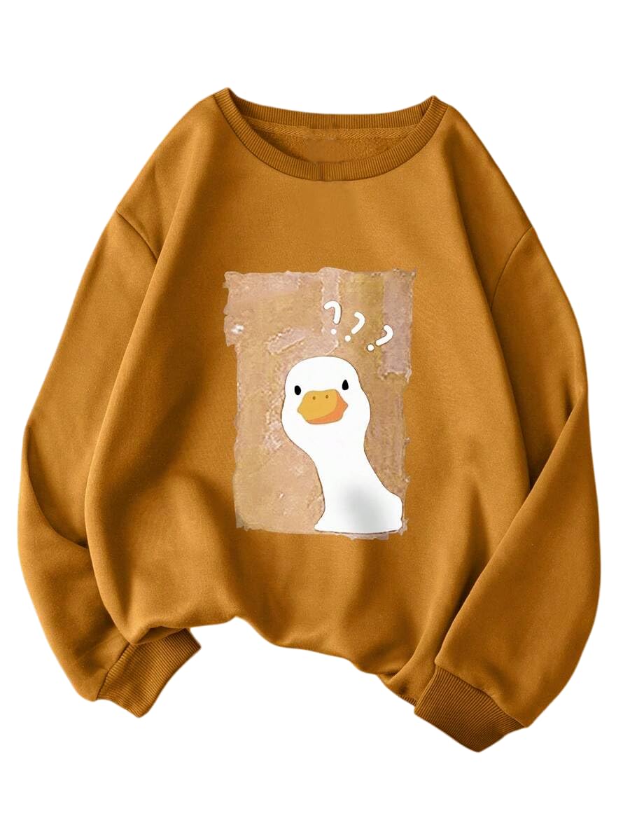 TAGAS Womens Sweatshirt| Jumper Women Winter Wear| Animal Print (Sweatshirt) for Women |