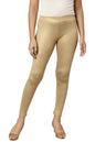 Aurelia Printed Tights for Women | Ankle Length Leggings for Women | Leggings for Women Gold