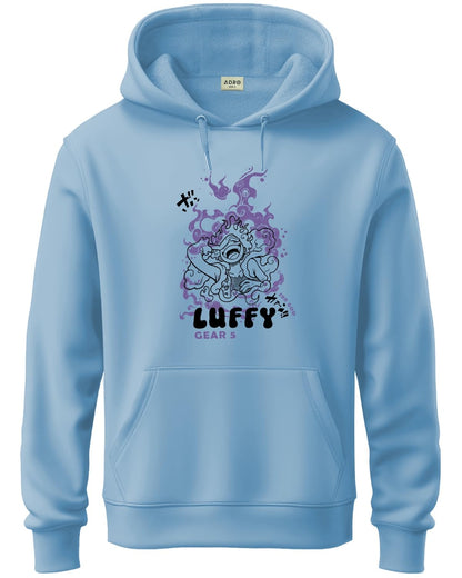 ADRO Hoodies for Men | Printed Hoodie for Men | Cotton Hoodie | Mens Hoodies | Sweatshirt for Men | Hooded Hoodie | H24-LUFFY-SK