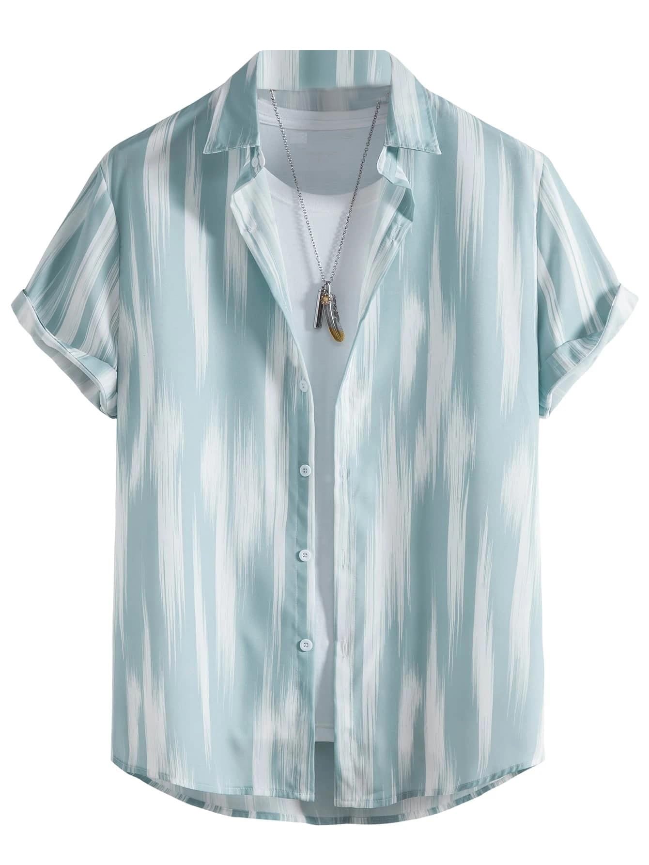TAGAS Boys Tropical Regular Fit Shirt (BS-2003_Sky
