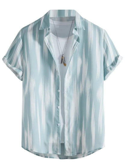 TAGAS Boys Tropical Regular Fit Shirt (BS-2003_Sky