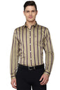 Allen Solly Men Slim Fit Striped Formal Cotton Full Sleeve Shirt