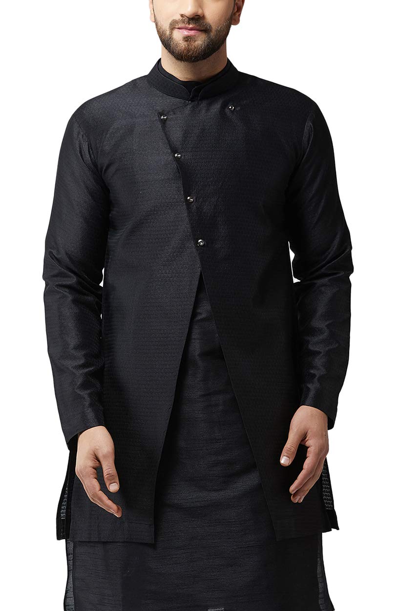SOJANYA (Since 1958 Men's Silk Blend Black ONLY Jacket Size: 38