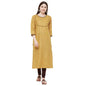 GoSriKi Women's Rayon Printed Straight Kurta