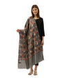 Pashmoda Women Bahaar Pure Wool Aari Embroidered Shawl (Size : 101X203 CM)