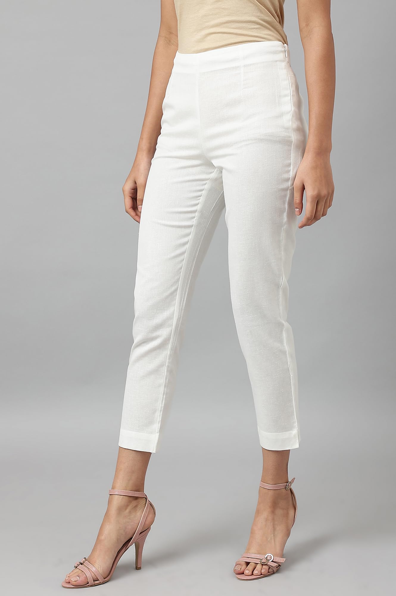W for Woman Womens Slim (23CRW160151-68948_White