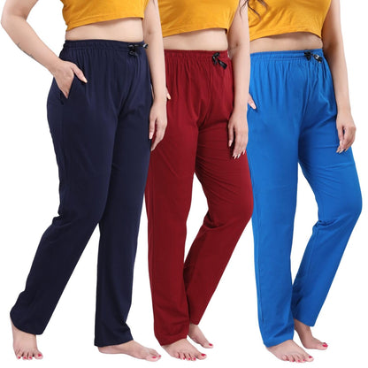 Fabme Cotton Pyjama Pack Of 3