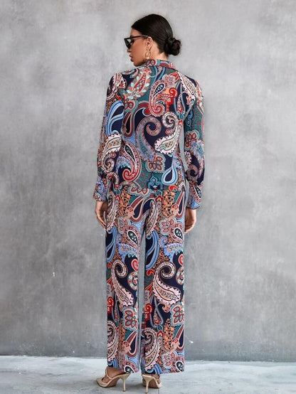 Greciilooks WomenS Co-Ord Set || Rayon Night Pajama Set || Night Suits For Women || Printed Nightwear Set || Loungewear || Home