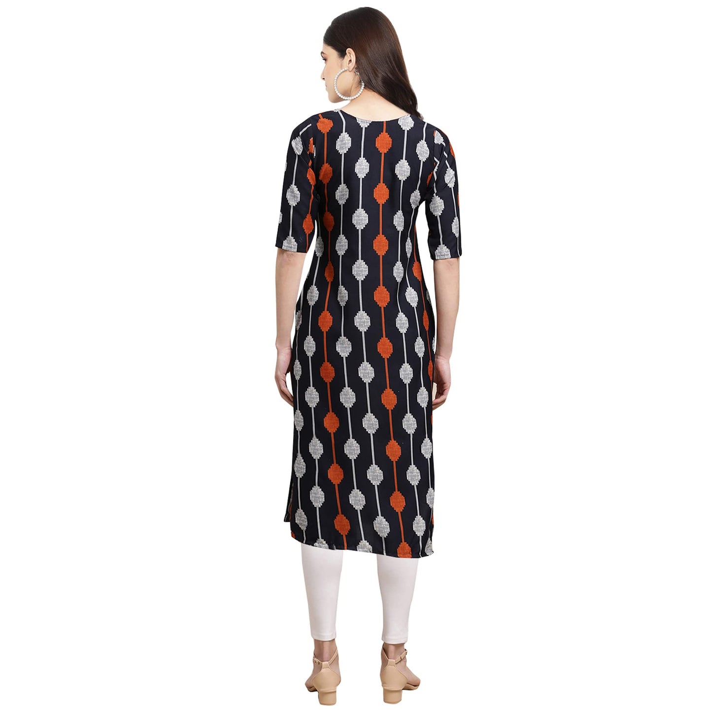 Pinkmint Women'S Crepe Digital Print Straight Kurta [Pack Of 6](Qv-331-330-337-347-349-354-Xxl)
