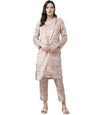 Aarika Womens Fawn-Grey Colour Satin Printed Co-ord Set (KP-AE-W-096-FAWN-GREY-XL)