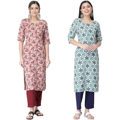 Pinkmint WomenS Crepe Kurta Pant Set Kurta Set Comfortable Set For Women