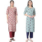 Pinkmint WomenS Crepe Kurta Pant Set Kurta Set Comfortable Set For Women
