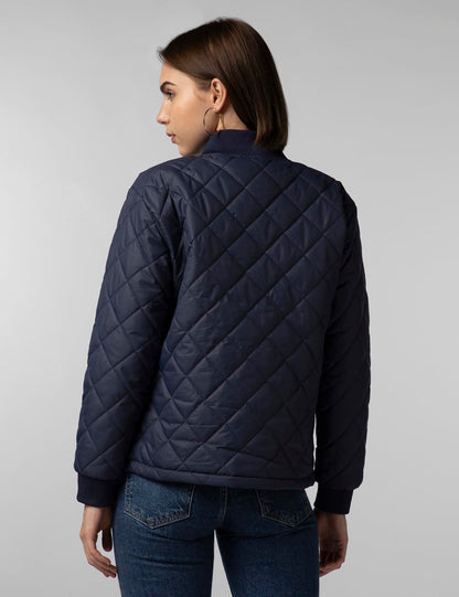 FYLTR Womens Winter Puffer Jacket with Patch Pockets - Stylish Boxy Fit | Full Sleeves | Extended Placket | Snap Button | Casua