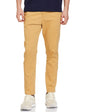 The Indian Garage Co Men Slim Fit Solid Mid-Rise Chinos Beige