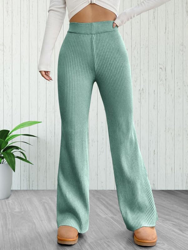 Tee Projekt Regular Fit Trousers for Women| Korean Trousers for Women Mint-Pink