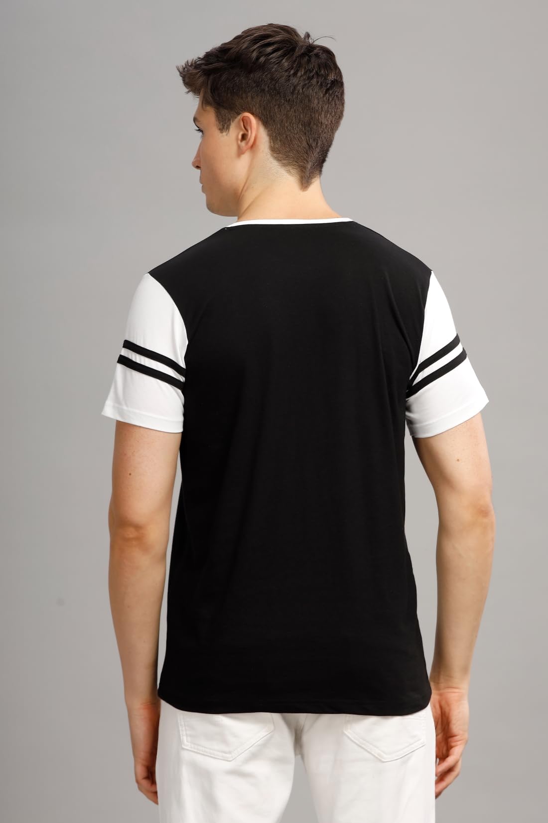 ADRO Tshirt for MenMulti Color T-Shirt for MenCotton T-ShirtMens TshirtRN8-24-BLWH