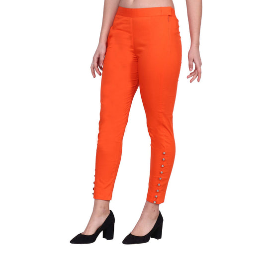POPWINGS Womens Relaxed Fit Trousers