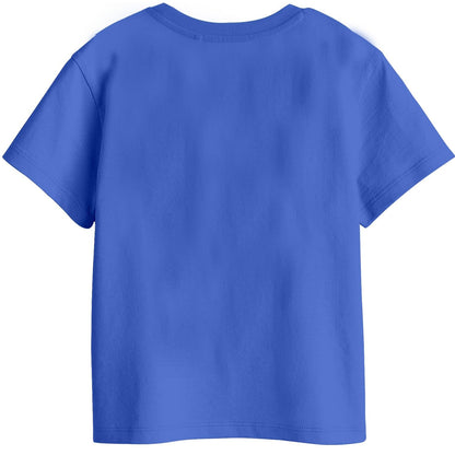 Bon Organik Girls Regular Fit T-Shirt (BON11409_Turquoise Blue