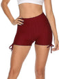 Shasmi Womens Workout Yoga Shorts, High Waisted Drawstring Scrunch Booty Shorts Ruched Butt Lift Athletic Running Tights (Short